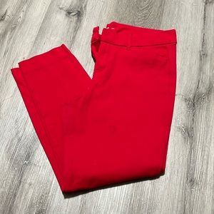 Old Navy Pixie pant in red size 12